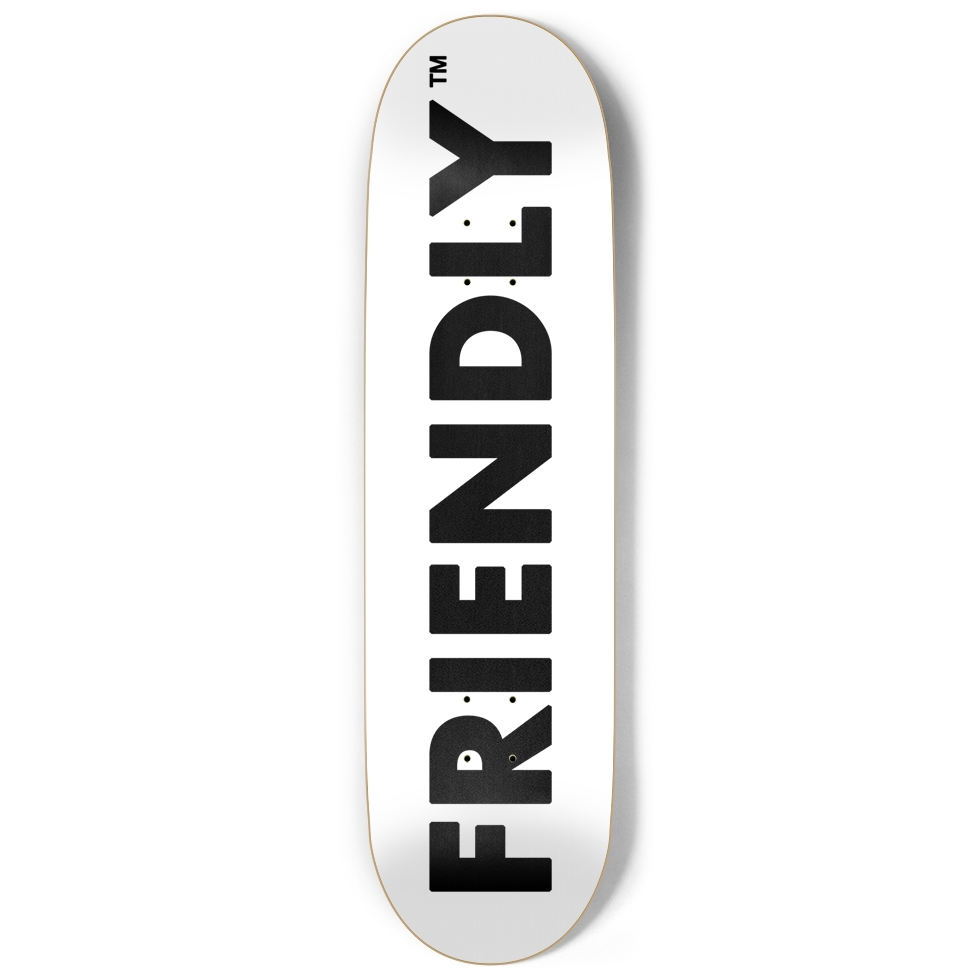 FRIENDLY™ #001 (White) - 9.0