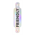 FRIENDLY™ #001 (Holographic) - Drop Through Longboard