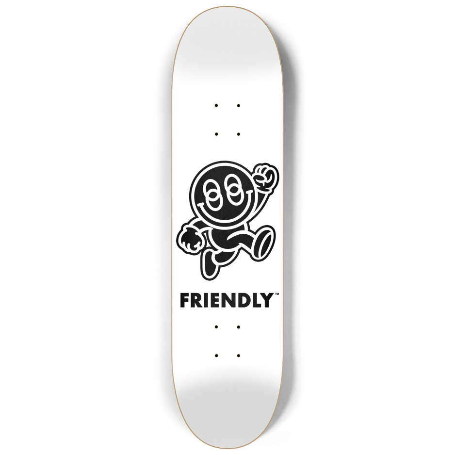 FRIENDLY™ #003 (White) - 8.25