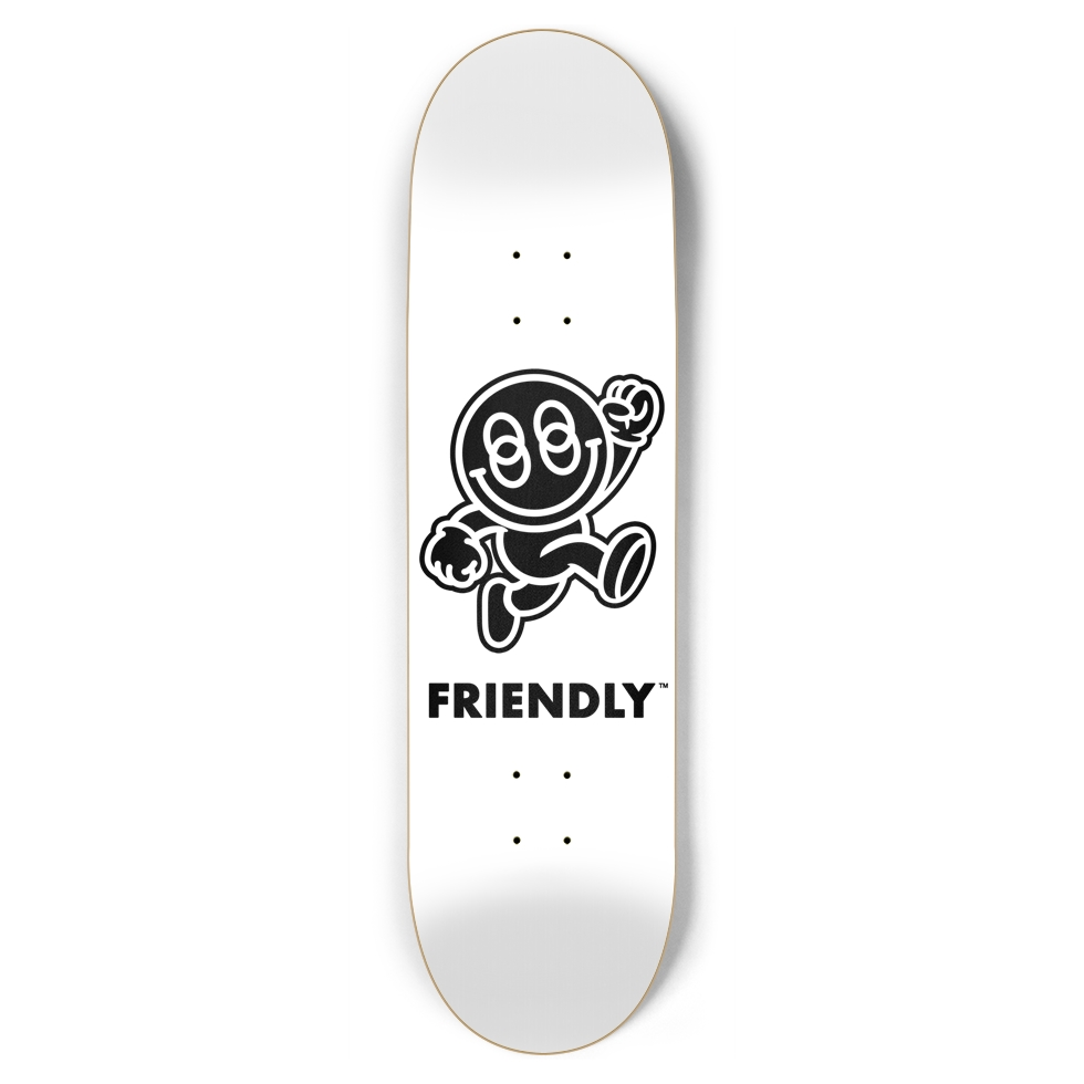 FRIENDLY™ #003 (White) - 8.75