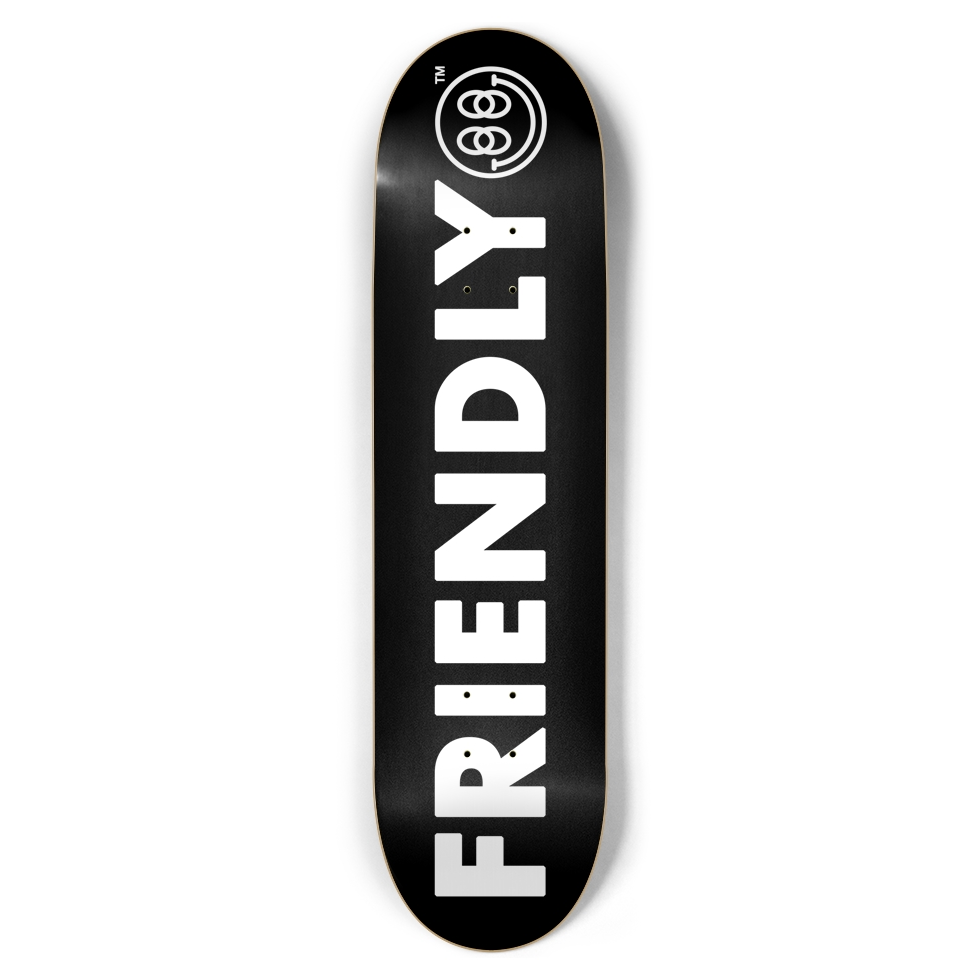 FRIENDLY™ #004 (Black) - 8.5